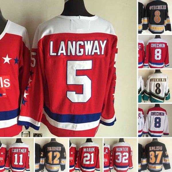 1974-1999 movie retro ccm hockey jersey embroidery 8 alex ovechkin 68 jaromir jagr 5 rod langway 11 mike gartner 21 dennis maruk 32 dale hun, Black;red
1974-1999 movie retro ccm hockey jersey embroidery 8 alex ovechkin 68 jaromir jagr 5 rod langway 11 mike gartner 21 dennis maruk 32 dale hun, Black;red