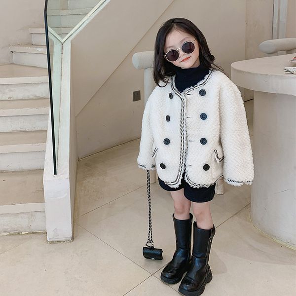 lady style children faux fur coat girls round collar double breasted long sleeve 100% wool outwear winter kids plush fleece princess clothes, Blue;gray
lady style children faux fur coat girls round collar double breasted long sleeve 100% wool outwear winter kids plush fleece princess clothes, Blue;gray