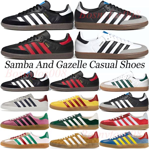 fashion xad gazelle samba casual shoes mens women sneaker pink green red designer men womens black white gum mexico sneakers breathable man
fashion xad gazelle samba casual shoes mens women sneaker pink green red designer men womens black white gum mexico sneakers breathable man