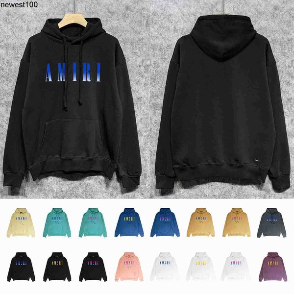 men's hoodies sweatshirts designer long term fashion brand amirs gradual change classic letter printed men's hoodie cotton loose h, Black
men's hoodies sweatshirts designer long term fashion brand amirs gradual change classic letter printed men's hoodie cotton loose h, Black