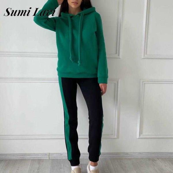 women's two piece pants elegant hooded sweatshirt and long pants suits fashion contrast color loose sportswear 2pcs sets women casual t, White
women's two piece pants elegant hooded sweatshirt and long pants suits fashion contrast color loose sportswear 2pcs sets women casual t, White