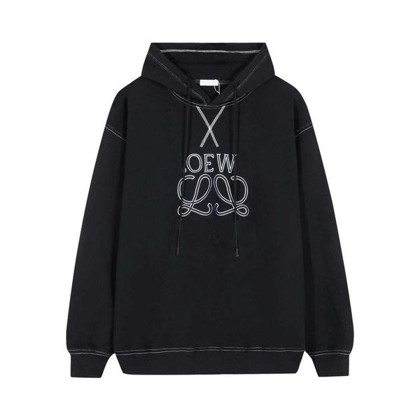 men's hoodies sweatshirts designer hoody loewess luxury sense men women hooded new correct white thread embroidery long sleeved shirtlo, Black
men's hoodies sweatshirts designer hoody loewess luxury sense men women hooded new correct white thread embroidery long sleeved shirtlo, Black