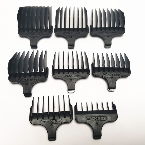 8x clipper comb #1-#8 cutting 3-25mm replacement for t-blade 9888 9888l 9893 9893l 9894 9984 ss2l 9653 9864l
8x clipper comb #1-#8 cutting 3-25mm replacement for t-blade 9888 9888l 9893 9893l 9894 9984 ss2l 9653 9864l