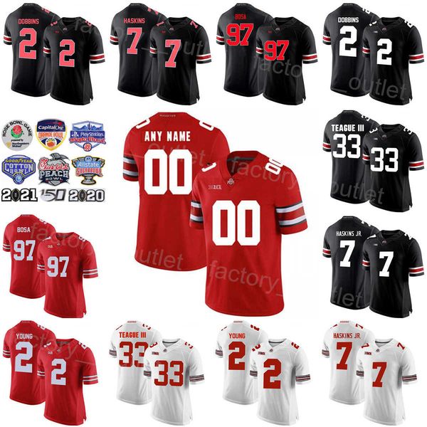 ncaa college ohio state buckeyes football 2 jk dobbins jersey 25 mike weber 97 joey bosa 33 master teague iii 2 chase young 7 dwayne haskins, Black
ncaa college ohio state buckeyes football 2 jk dobbins jersey 25 mike weber 97 joey bosa 33 master teague iii 2 chase young 7 dwayne haskins, Black