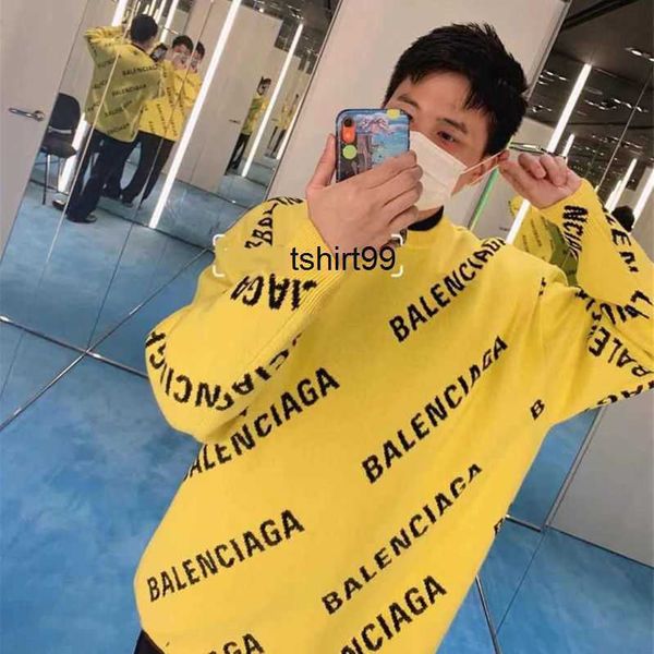 new fashion brand balencaigass letter sweater round neck pullover men's and women's loose sweater, White;black
new fashion brand balencaigass letter sweater round neck pullover men's and women's loose sweater, White;black