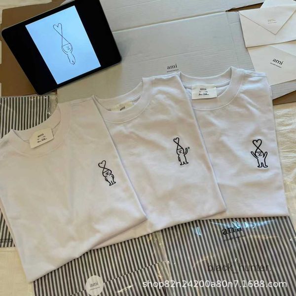 men's t-shirts amis designer fashio round neck loose tee new co branded short sleeve t-shirt, White;black
men's t-shirts amis designer fashio round neck loose tee new co branded short sleeve t-shirt, White;black
