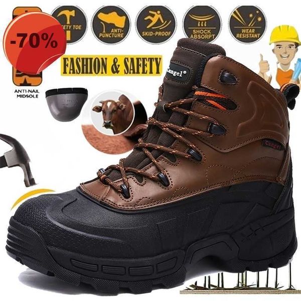 safety shoes work sneakers men winter steel toe casual puncture-proof light weight for 220212, Black;brown
safety shoes work sneakers men winter steel toe casual puncture-proof light weight for 220212, Black;brown