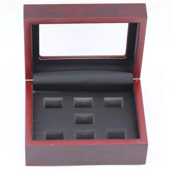 strongly recommend wooden display box championship ring collectors display case 7 slot for fans, Silver
strongly recommend wooden display box championship ring collectors display case 7 slot for fans, Silver