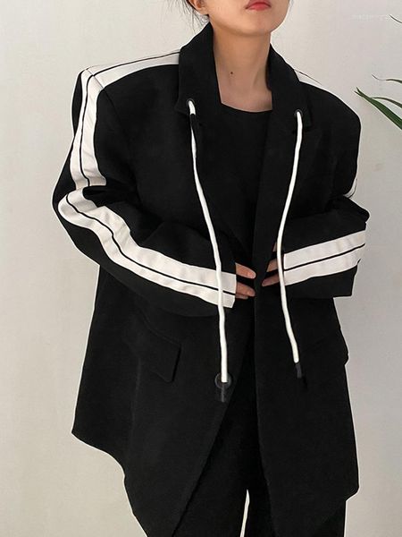 women's jackets striped coats for women round neck long sleeve patchwork lace up hit color korean coat female autumn clothing 2022, Black;brown
women's jackets striped coats for women round neck long sleeve patchwork lace up hit color korean coat female autumn clothing 2022, Black;brown