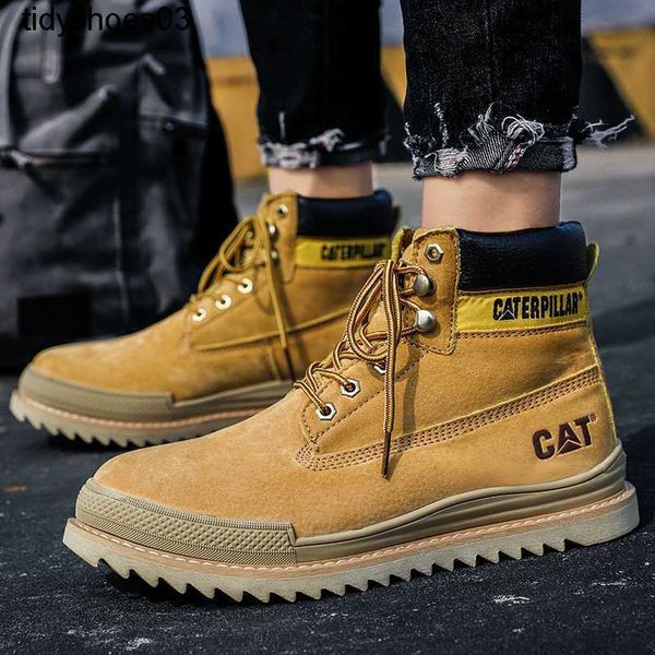 cat card at extra large yellow boots for men in autumn and winter which can not be worn down big high pigskin overalls, Black
cat card at extra large yellow boots for men in autumn and winter which can not be worn down big high pigskin overalls, Black