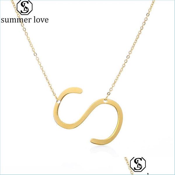 pendant necklaces women personalize a-z 26 alphabet letter necklace stainless steel gold chain initial name pendant customized jewelr dhsld, Silver
pendant necklaces women personalize a-z 26 alphabet letter necklace stainless steel gold chain initial name pendant customized jewelr dhsld, Silver