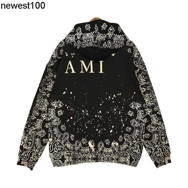 men's hoodies sweatshirts amirs designer autumn new cashew print casual loose stars hooded men's women's, Black
men's hoodies sweatshirts amirs designer autumn new cashew print casual loose stars hooded men's women's, Black