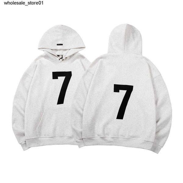 new men's hoodies designer sweatshirts essential fashion brand grey flocking digital 7 printed casual loose plush sweater hooded, Black
new men's hoodies designer sweatshirts essential fashion brand grey flocking digital 7 printed casual loose plush sweater hooded, Black