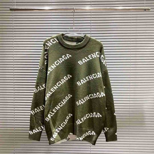 women cardigan sweater autumn winter new classic balencigass letter jacquard loose casual men's women's style in2g, White;black
women cardigan sweater autumn winter new classic balencigass letter jacquard loose casual men's women's style in2g, White;black