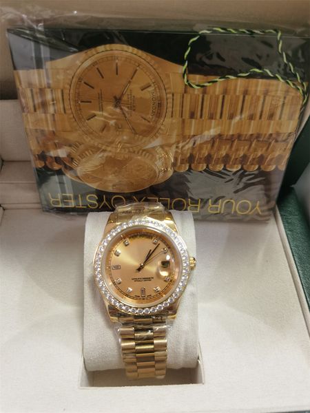 with original boxs watch 41mm president datejust sapphire glass asia diamond bezel 2813 movement mechanical automatic mens watches men', Slivery;brown
with original boxs watch 41mm president datejust sapphire glass asia diamond bezel 2813 movement mechanical automatic mens watches men', Slivery;brown