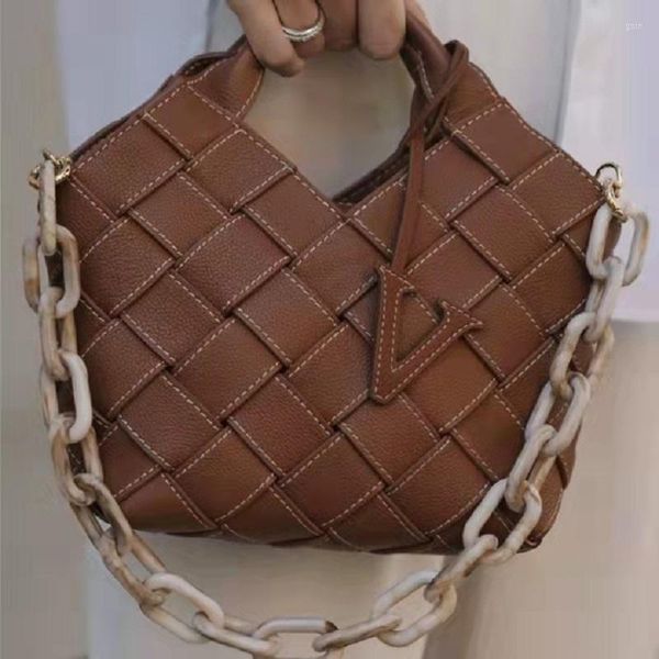 evening bags luxury women genuine leather handbags with acrylic and large chain belt handmade woven knitted purses lady shoulder sling
evening bags luxury women genuine leather handbags with acrylic and large chain belt handmade woven knitted purses lady shoulder sling