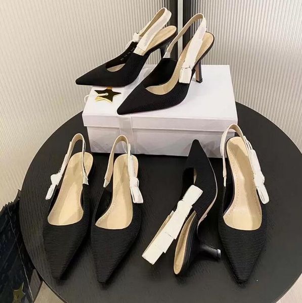 women brand sandals letter bowknot thin high-heeled 6.5cm 9.5cm mesh rhinestone flat pointed sandal size 34-42 with box, Black
women brand sandals letter bowknot thin high-heeled 6.5cm 9.5cm mesh rhinestone flat pointed sandal size 34-42 with box, Black