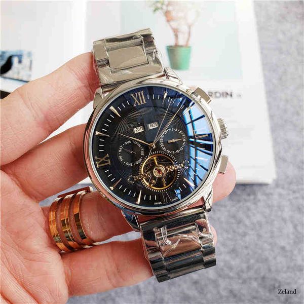 luxurious movement watches pp mechanical watch super torque flywheel mens multifunction wristwatch waterproof timepiece male, Slivery;brown
luxurious movement watches pp mechanical watch super torque flywheel mens multifunction wristwatch waterproof timepiece male, Slivery;brown