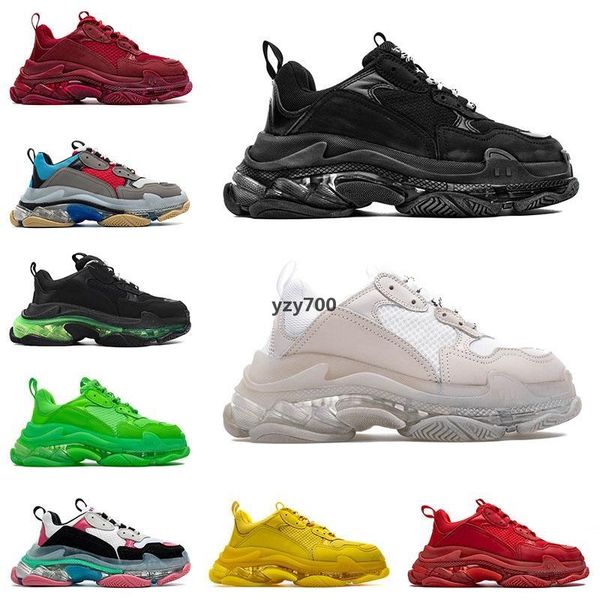 new crystal bottom clear sole casual designer shoes triple s vintage old dad 17fw luxury sneakers black white mens womens balencaigaity xlz
new crystal bottom clear sole casual designer shoes triple s vintage old dad 17fw luxury sneakers black white mens womens balencaigaity xlz