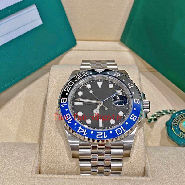 with box papers high-quality watch new version gmt ii batgirl ceramic bezel 40mm 126710 blnr mechanical automatic men's watch, Slivery;golden
with box papers high-quality watch new version gmt ii batgirl ceramic bezel 40mm 126710 blnr mechanical automatic men's watch, Slivery;golden