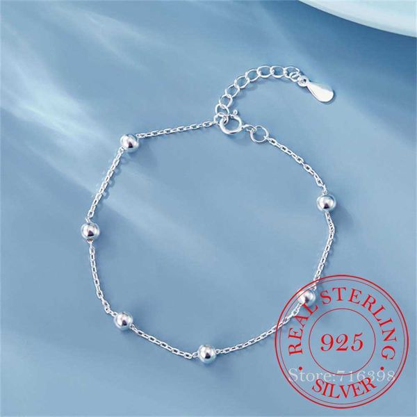beaded strands 925 sterling silver new fashion small bead pendant charm bracelet bangle party jewelry gift for women l221012, Black
beaded strands 925 sterling silver new fashion small bead pendant charm bracelet bangle party jewelry gift for women l221012, Black