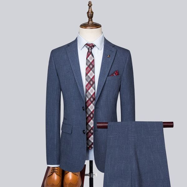 jacket vest pants new men 's suit 2 pcs set gray blue suits formal office wear men brand slim fit groom wedding suit trousers, Black;gray
jacket vest pants new men 's suit 2 pcs set gray blue suits formal office wear men brand slim fit groom wedding suit trousers, Black;gray