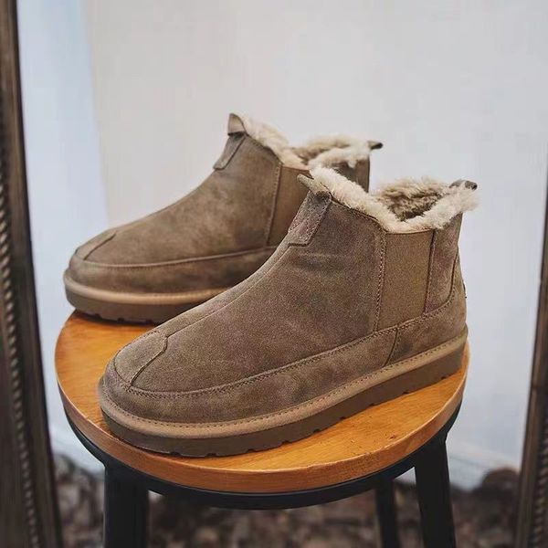 winter men's boots fashion casual versatile plus velvet thick sole outdoor comfortable non-slip warm cotton shoes, Black
winter men's boots fashion casual versatile plus velvet thick sole outdoor comfortable non-slip warm cotton shoes, Black