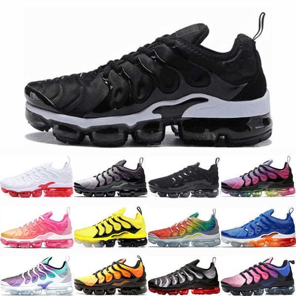 mens women tn plus running shoes black white light grey rainbow hyper blue be true men trainers outdoor sports sneakers
mens women tn plus running shoes black white light grey rainbow hyper blue be true men trainers outdoor sports sneakers