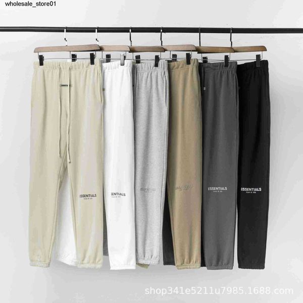 new men's pants designer essential reflective letter embroidered pure cotton terry fashion streetwear pants, Black
new men's pants designer essential reflective letter embroidered pure cotton terry fashion streetwear pants, Black