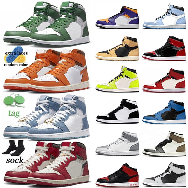 1 1s mens women high og basketball shoes lost found gorge green starfish bred patent dark mocha grey fog wolf grey denim newstalgia trainers
1 1s mens women high og basketball shoes lost found gorge green starfish bred patent dark mocha grey fog wolf grey denim newstalgia trainers