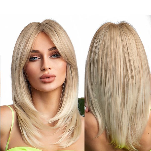 headwear hair accessories haircube wigs factory synthetic medium long straight blonde wig for women synthetic hair wigs with highlights
headwear hair accessories haircube wigs factory synthetic medium long straight blonde wig for women synthetic hair wigs with highlights