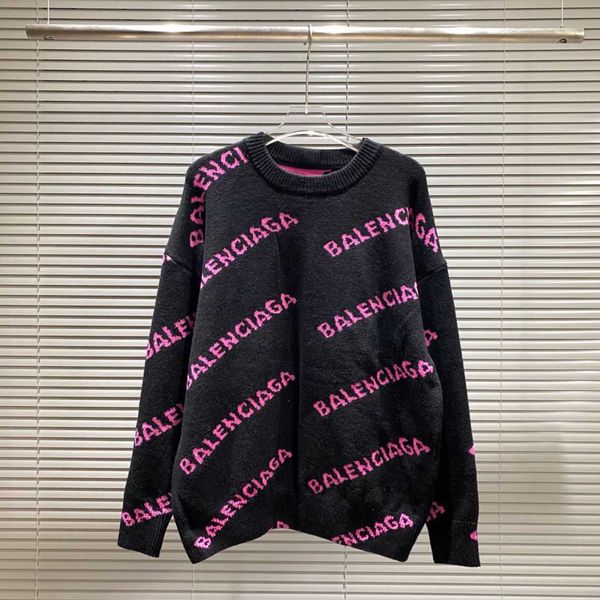 women cardigan sweater autumn winter 2022 new balencigass fashion brand paris knitted men's women's crew neck letter jacquard casu, White;black
women cardigan sweater autumn winter 2022 new balencigass fashion brand paris knitted men's women's crew neck letter jacquard casu, White;black