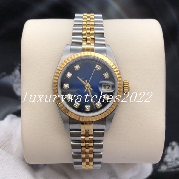 5 star v5 version lady watch 31mm nf made automatic mechanica stainless steel blue dial fluted bezel two-tone sapphire perpetual wristwatche, Slivery;brown
5 star v5 version lady watch 31mm nf made automatic mechanica stainless steel blue dial fluted bezel two-tone sapphire perpetual wristwatche, Slivery;brown