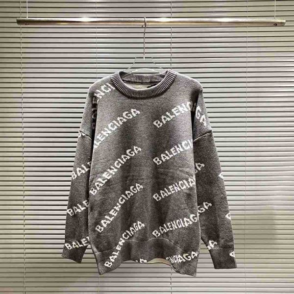 autumn balencigass 2022 women winter cardigan new sweater fashion brand paris knitted men's women's crew neck letter jacquard casu, White;black
autumn balencigass 2022 women winter cardigan new sweater fashion brand paris knitted men's women's crew neck letter jacquard casu, White;black