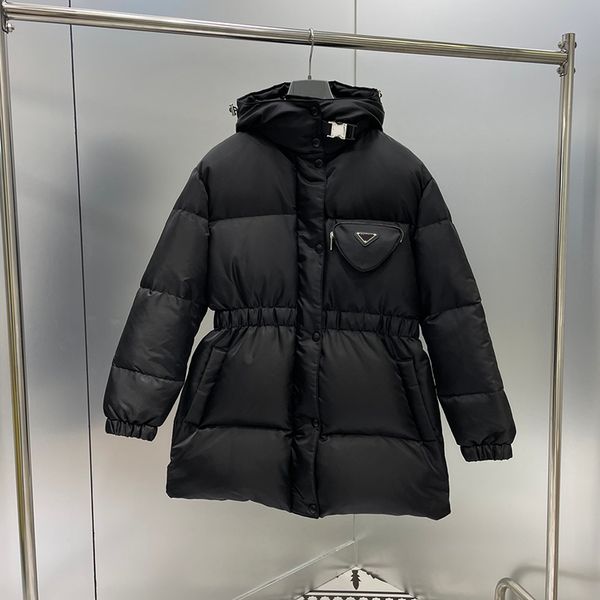 nylon windproof women down jackets black badge parkas coat winter elastic waist female long outerwear
nylon windproof women down jackets black badge parkas coat winter elastic waist female long outerwear