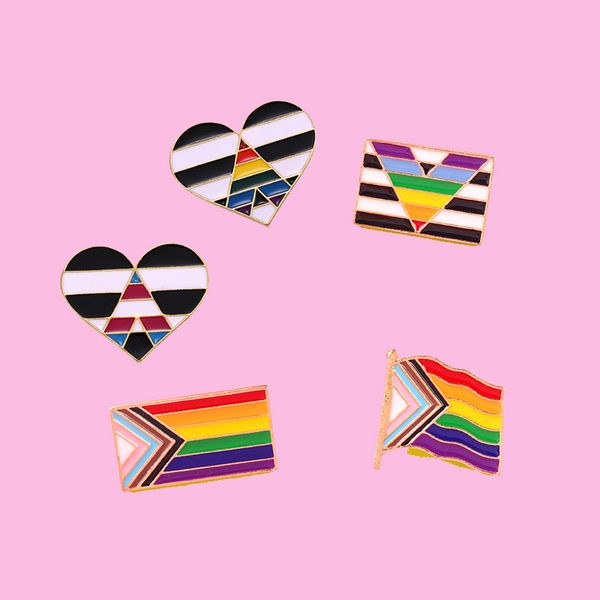striped heart shaped enamel pins custom brooches rainbow lgbt pure love lapel badges cartoon jewelry gift for friends, Blue
striped heart shaped enamel pins custom brooches rainbow lgbt pure love lapel badges cartoon jewelry gift for friends, Blue