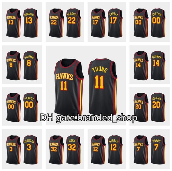 college wear custom men basketball trae young cam reddish kevin huerter dewayne dedmon danilo gallinari women kids 2020-21 statement basketb, Black
college wear custom men basketball trae young cam reddish kevin huerter dewayne dedmon danilo gallinari women kids 2020-21 statement basketb, Black