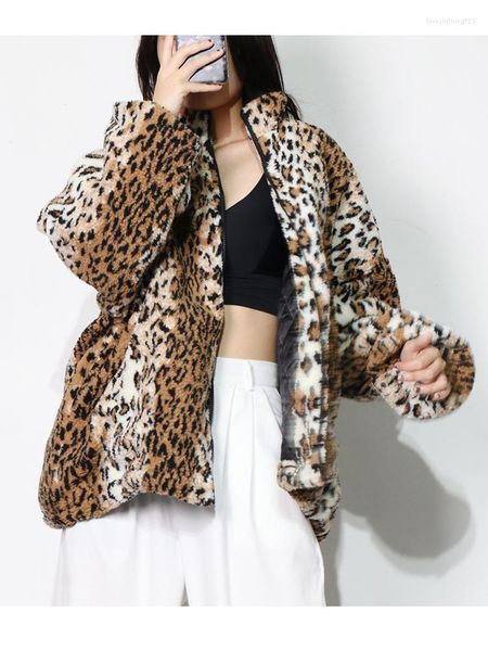 women's jackets casual leopard jacket for women stand collar korean long sleeve zipper loose coat female fashion clothing autumn, Black;brown
women's jackets casual leopard jacket for women stand collar korean long sleeve zipper loose coat female fashion clothing autumn, Black;brown