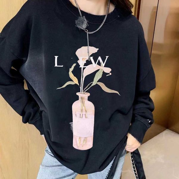 men's hoodies sweatshirts designer loewss luxury sense fashion brand vase printing long sleeve round neck sweater loverslong sleeve, Black
men's hoodies sweatshirts designer loewss luxury sense fashion brand vase printing long sleeve round neck sweater loverslong sleeve, Black