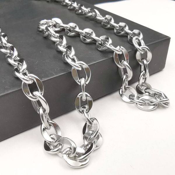 5pcs lot mens women necklace chain link stainless steel necklaces silver 6.5mm 18-28inch
5pcs lot mens women necklace chain link stainless steel necklaces silver 6.5mm 18-28inch
