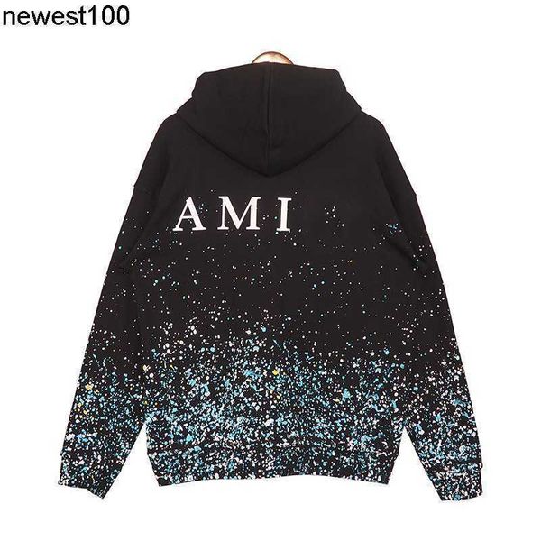 men's hoodies designer sweatshirts amirs autumn new splashing flower print trend letter lovers casual sweater, Black
men's hoodies designer sweatshirts amirs autumn new splashing flower print trend letter lovers casual sweater, Black