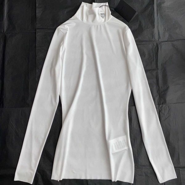 brand women's knits undercoat comfortable and breathable classic collar with elastic slim fit versatile style, White
brand women's knits undercoat comfortable and breathable classic collar with elastic slim fit versatile style, White