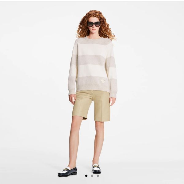 ly women's brand sweaters 2022 new autumn winter women fashion casual stripe sweater logo sweaters spring designer grade t-shirt christ, White;black
ly women's brand sweaters 2022 new autumn winter women fashion casual stripe sweater logo sweaters spring designer grade t-shirt christ, White;black
