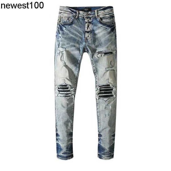 men's jeans amirs designer new locomotive men's jeans slim straight knee hole elastic men's pants, Blue
men's jeans amirs designer new locomotive men's jeans slim straight knee hole elastic men's pants, Blue