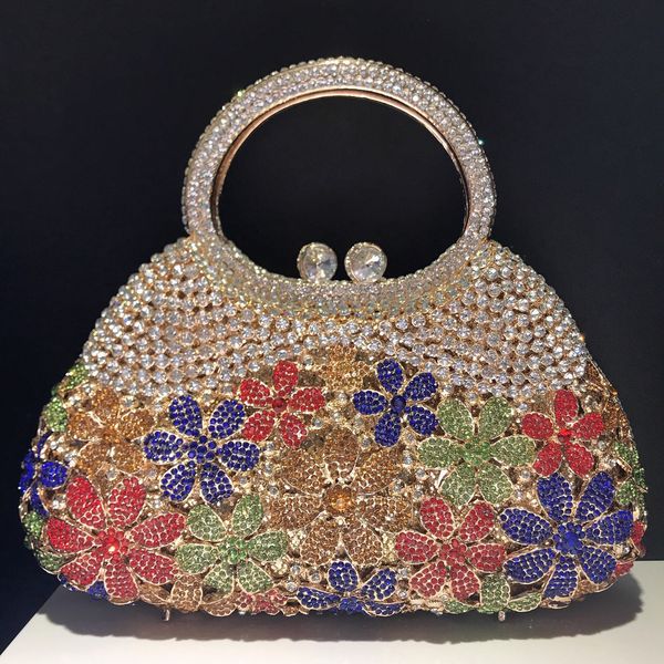 gold metal pearl handle white crystal clutch bag quality women's flower diamond wedding bridal handbags fashion bags
gold metal pearl handle white crystal clutch bag quality women's flower diamond wedding bridal handbags fashion bags