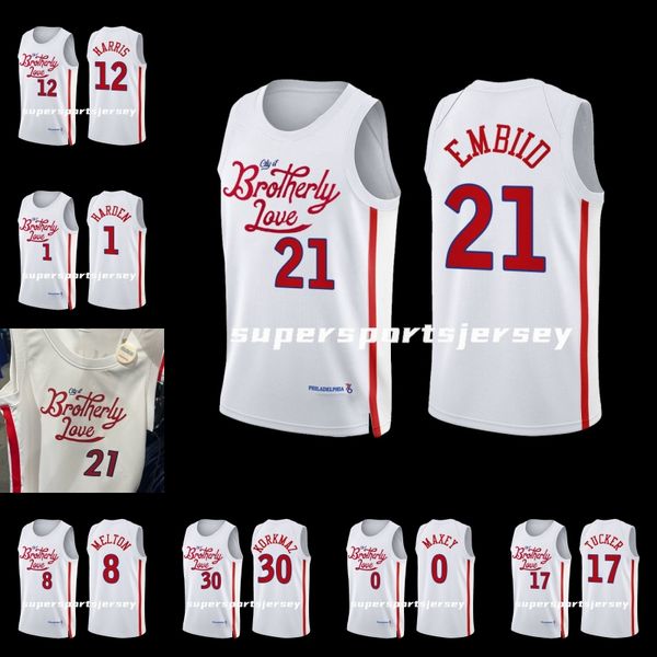 ''76ers" 2022 -23 brotherly love city basketball jerseys tobias 12 harris joel21 embiid james 1harden p.j. sixer retro sports, Black;red
''76ers" 2022 -23 brotherly love city basketball jerseys tobias 12 harris joel21 embiid james 1harden p.j. sixer retro sports, Black;red