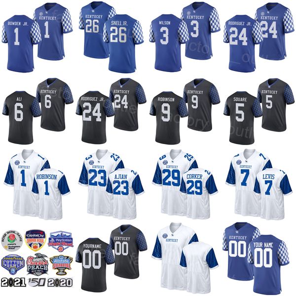 ncaa kentucky wildcats college football 6 josh ali jersey university 5 deandre square 23 tyrell ajian 24 chris rodriguez jr 1 wandale robins, Black
ncaa kentucky wildcats college football 6 josh ali jersey university 5 deandre square 23 tyrell ajian 24 chris rodriguez jr 1 wandale robins, Black