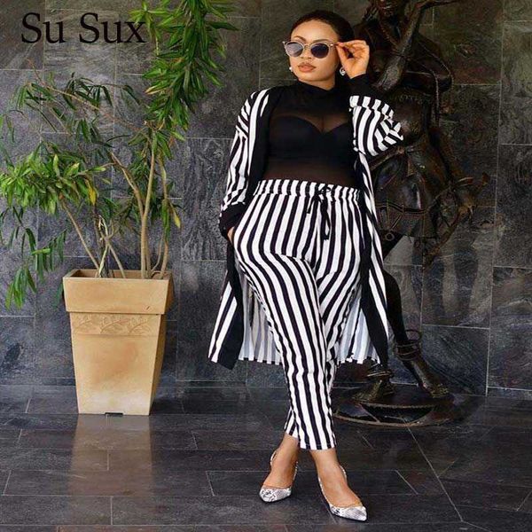 women's two piece pants casual striped two piece set women 3 piece suit 2020 spring autumn long sleeve long pencil pants suit tracksuit, White
women's two piece pants casual striped two piece set women 3 piece suit 2020 spring autumn long sleeve long pencil pants suit tracksuit, White