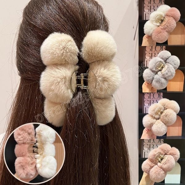 winter plush hair claw elegant hairball crab clmaps korean hair clips for women barrette girls hair accessories, Slivery;white
winter plush hair claw elegant hairball crab clmaps korean hair clips for women barrette girls hair accessories, Slivery;white