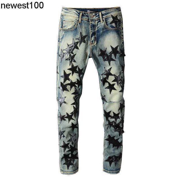 men's jeans amirs designer skinny trend jeans for young men elastic slim pants, Blue
men's jeans amirs designer skinny trend jeans for young men elastic slim pants, Blue